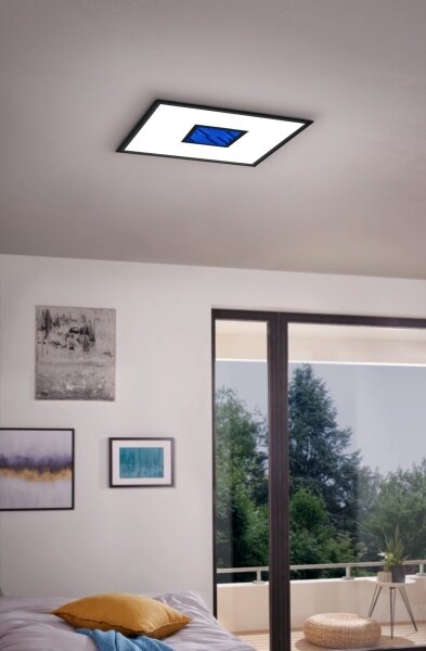 Eglo 900571 -LED RGBW Plafoniera dimmerabile BORDONARA LED/21,5W/230V + telecomando