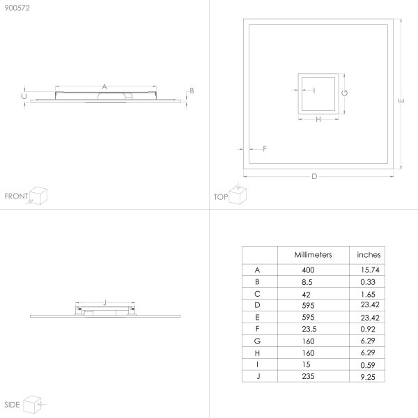 Eglo 900572 - Plafoniera dimmerabile LED RGBW BORDONARA LED/36W/230V + telecomando
