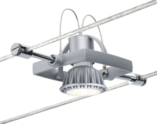 Paulmann 94134 - SET 5x GU5,3/10W Sistema a cavo completo MAC 230V bianco