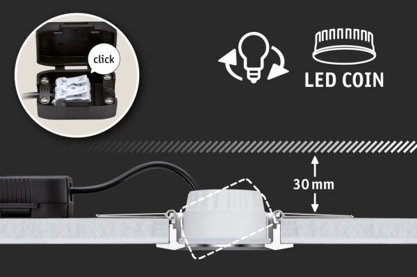 Paulmann 93079 - Modulo LED/6W Dimmerabile NOVA 230V 4000K