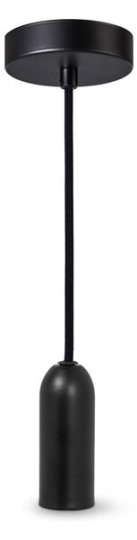Ledvance - Lampadario a sospensione con filo PENDULUM ROUND 1xE27/15W/230V nero