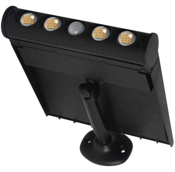 Lampada solare da parete LED 8W 3,7V IP65 3000K 4000mAh con sensore