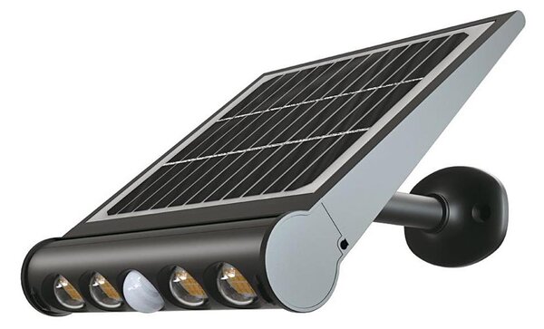 Lampada solare da parete LED 8W 3,7V IP65 3000K 4000mAh con sensore