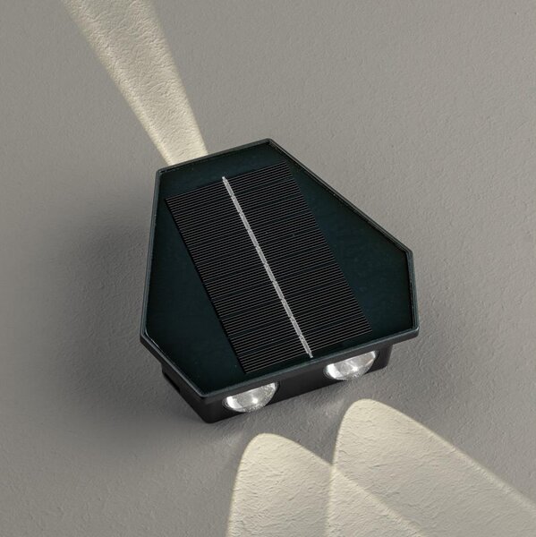 Immax 08488L - Lampada solare da parete LED 2W 5V IP54 con sensore