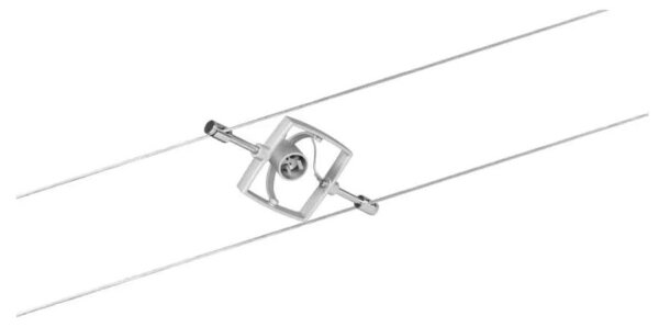 Paulmann 94133 - KIT 5xGU5,3/10W Sistema a cavo completo MAC 230V cromato