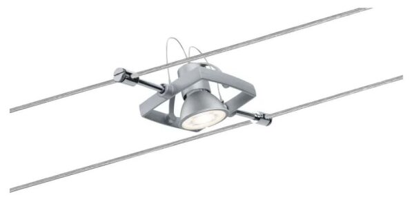 Paulmann 94133 - KIT 5xGU5,3/10W Sistema a cavo completo MAC 230V cromato