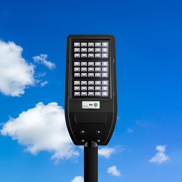 Lampione stradale solare LED VIA 100W/10000 mAh 3,2V 6000K IP54 + telecomando