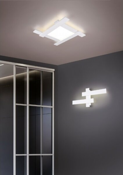Trio - Plafoniera LED dimmerabile BELFAST LED/18W/230V + LED/14W