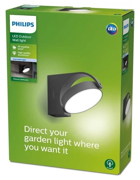 Philips MIMOSA LED 7W 230V 4000K IP44 lampada da parete esterna