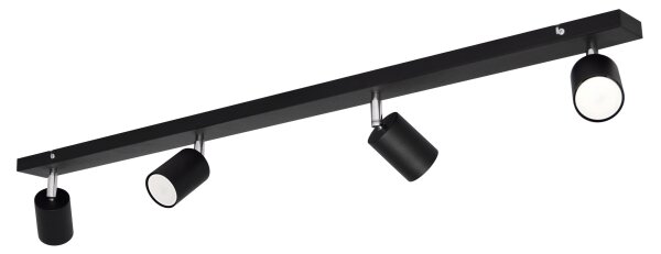 LED Luce Spot a LED TUNE 4xGU10/4,8W/230V nero