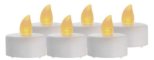SET 6x LED Decorazioni natalizie 6xLED/6xCR2032 bianco