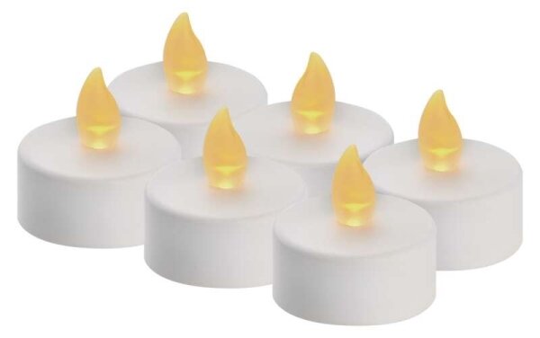SET 6x LED Decorazioni natalizie 6xLED/6xCR2032 bianco