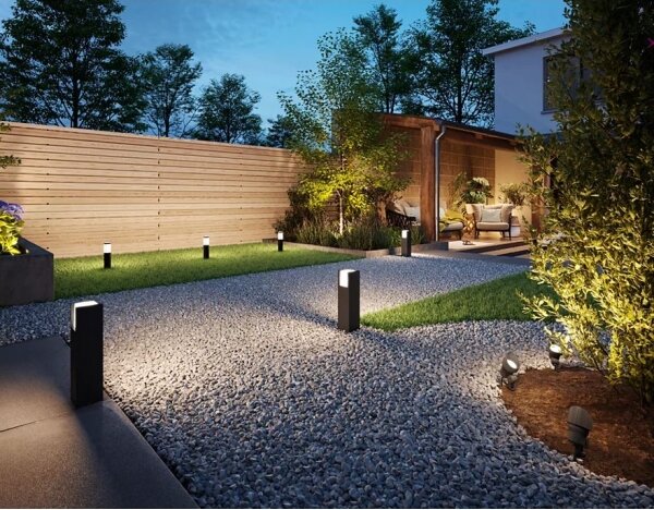 Philips -SET 3x Luce Spot a LED da esterno GARDENLINK LED/6W/230V 2700K IP44