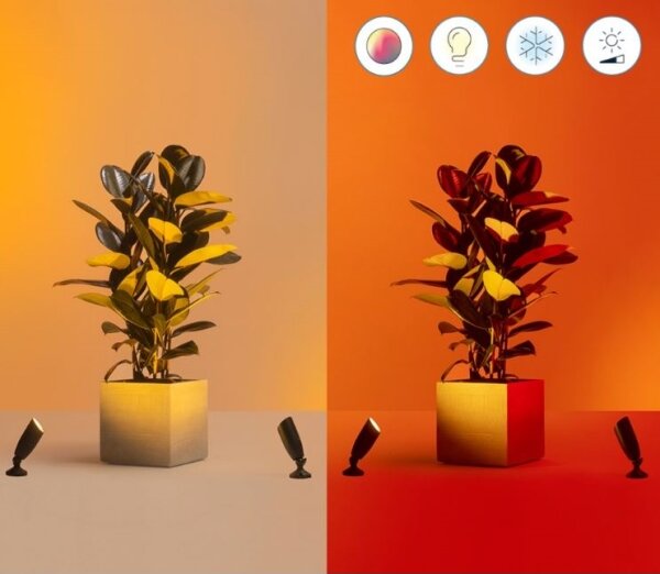 WiZ - LED RGBW Faretto da esterno dimmerabile SPOT LED/4W/12V IP65 Wi-Fi
