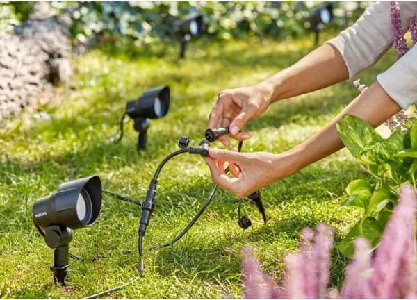 Philips -SET 3x Luce Spot a LED da esterno GARDENLINK LED/6W/230V 2700K IP44
