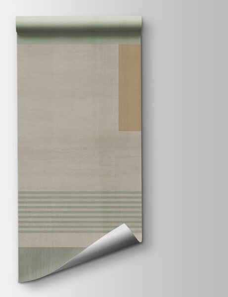 Carta da parati Forme astratte e colori tenui si fondono, Carta da parati lastrazione, Carta da parati popolare, t00199 - Tapeko.it