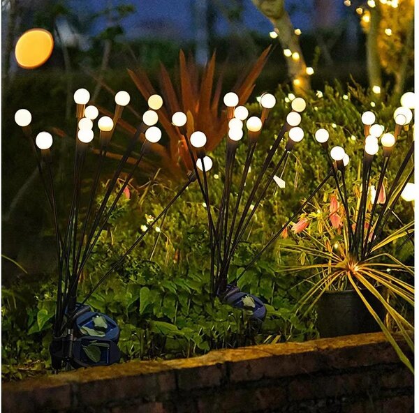 LED Luce solare decorativa 8xLED/1,2V 3000K 73 cm 600 mAh IP44
