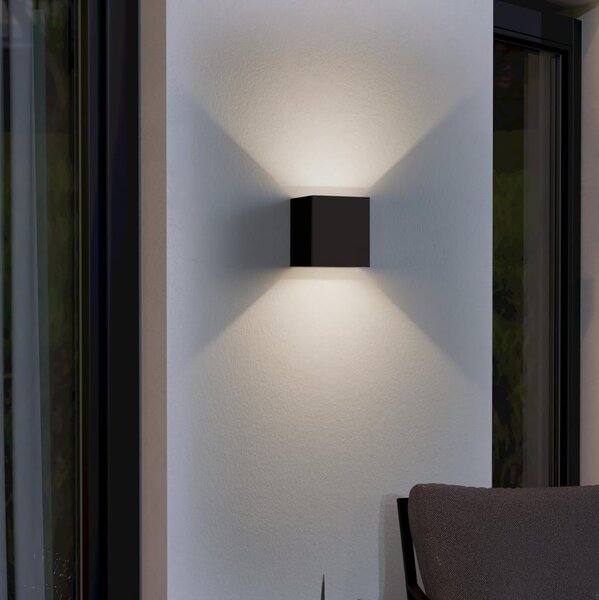 Eglo 901064 - Applique a LED da esterno CALPINO 2xLED/2,8W/230V IP54 nero