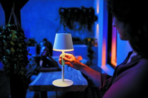 Philips-LED RGBW Lampada touch dimmerabile Hue GO LED/6,2W/230V 2000-6500K IP54