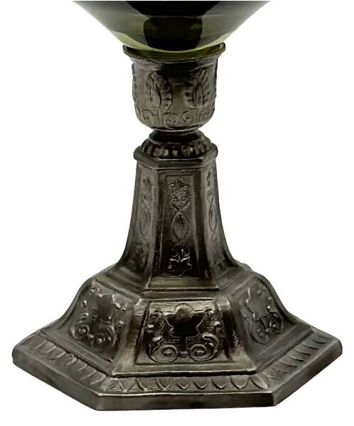Lampada a olio KRASOMÍRA 42 cm verde