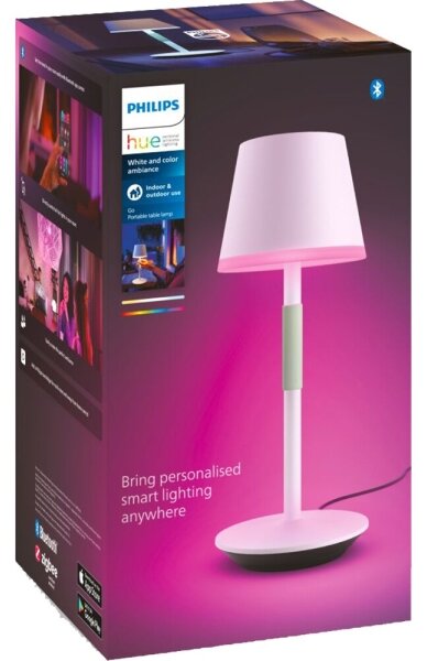 Philips-LED RGBW Lampada touch dimmerabile Hue GO LED/6,2W/230V 2000-6500K IP54