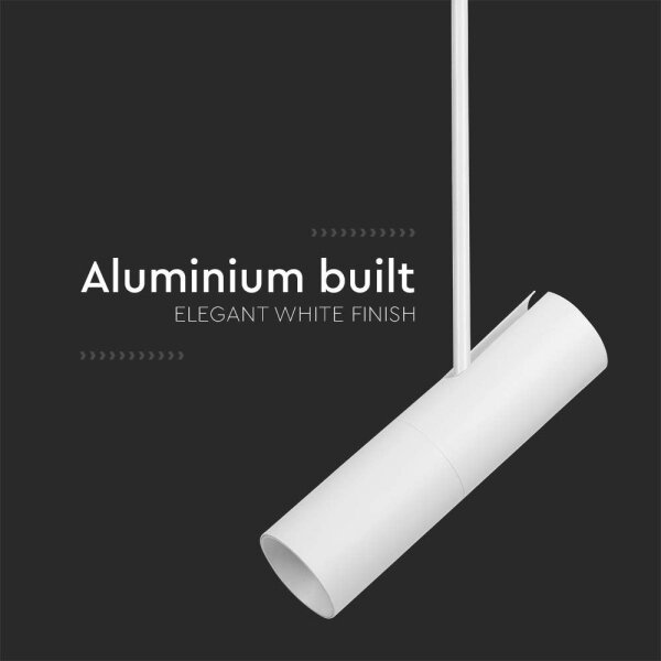 Lampadario a stelo 1xGU10/35W/230V bianco