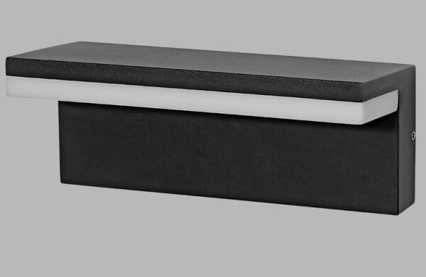LED2 - Lampada da parete per esterni HUGO LED/9W/230V IP54 3000K/4000K