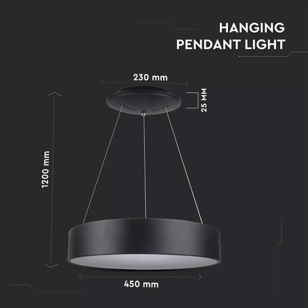 Lampadario dimmerabile a cavo LED/20W/230V