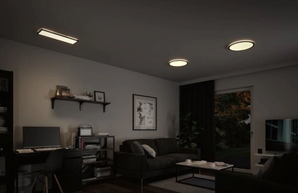 Paulmann 71016 - Pannello LED dimmerabile ATRIA 22W 230V 4000K nero