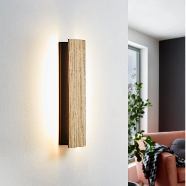 Eglo 901741 - Applique a LED ZUBIALDE LED/12W/230V 3000K marrone