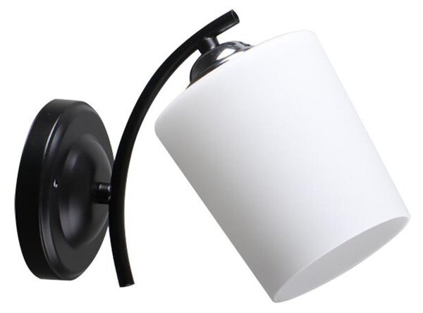Applique ESNYR 1xE27/40W/230V nero/bianco