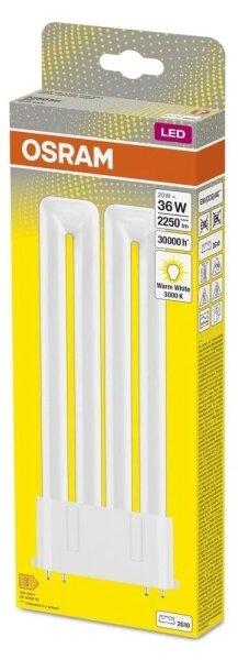 Tubo fluorescente LED 2G10/20W/230V 3000K - Osram