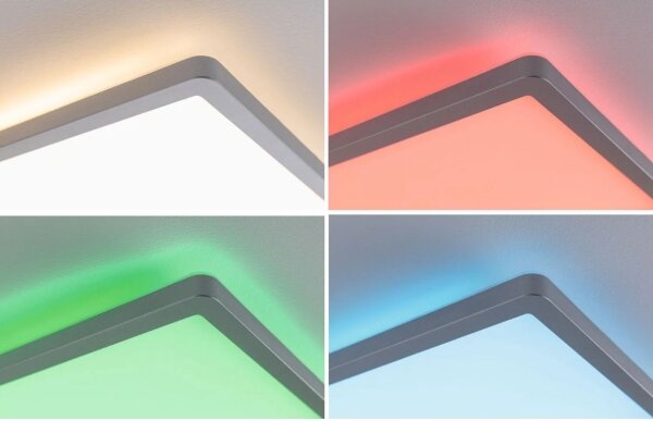 Paulmann 71020 - Pannello LED RGBW 20W dimmerabile ATRIA 230V con telecomando
