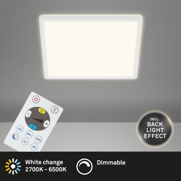 Briloner 7081-016 - Plafoniera LED dimmerabile SLIM LED/18W/230V + tc