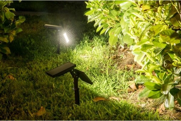Rabalux 77011 - Riflettore LED solare con sensore KELNA LED/9,6W/3,7V IP44