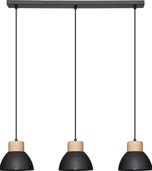 Atmosphera - Lampadario a sospensione con filo DESY 1xE27/40W/230V pino