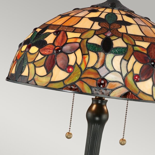 Quoizel QZ-KAMI-TL - Lampada da tavolo Tiffany KAMI 2xE27/60W/230V