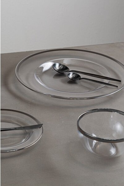 Posate in acciaio inox nero 16 pezzi Modern retro - Premier Housewares