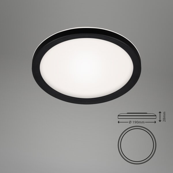 Briloner 7150-415 - Plafoniera LED SLIM LED/12W/230V diametro 19 cm