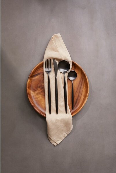 Posate in acciaio inox nero 16 pezzi Modern retro - Premier Housewares