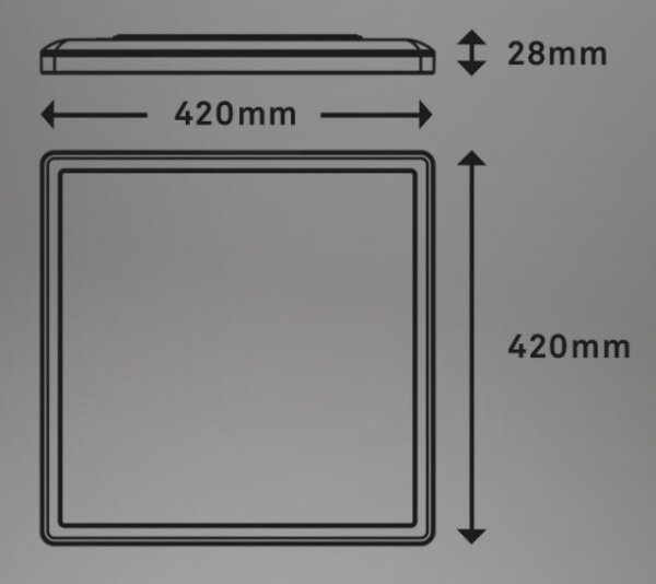 Briloner 7082-016 - Luce LED dimmerabile SLIM LED/22W/230V 2700-6500K + +TC