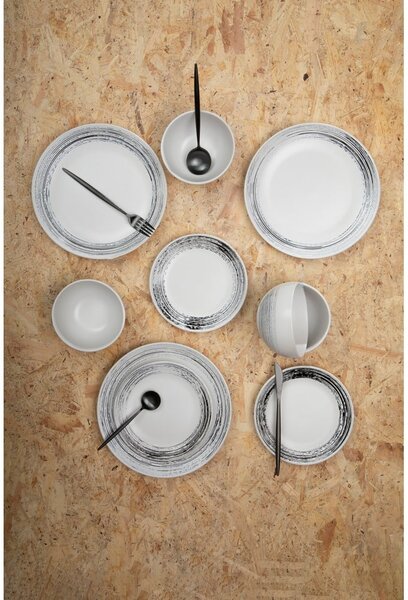 Posate in acciaio inox nero 16 pezzi Modern retro - Premier Housewares