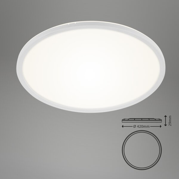 Briloner 7157-416 - Plafoniera LED SLIM LED/22W/230V diametro 42 cm