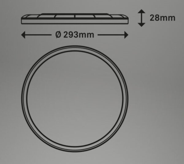 Briloner 7079-016 - Luce LED dimmerabile SLIM LED/18W/230V 2700-6500K + +TC