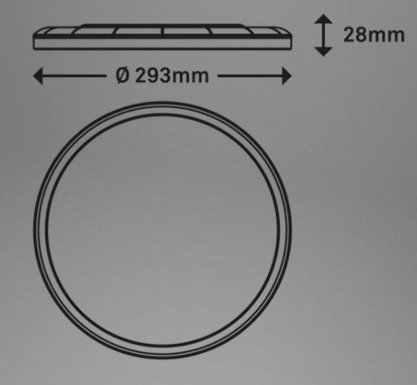 Briloner 7079-015 - Luce LED dimmerabile SLIM LED/18W/230V 2700-6500K + +TC