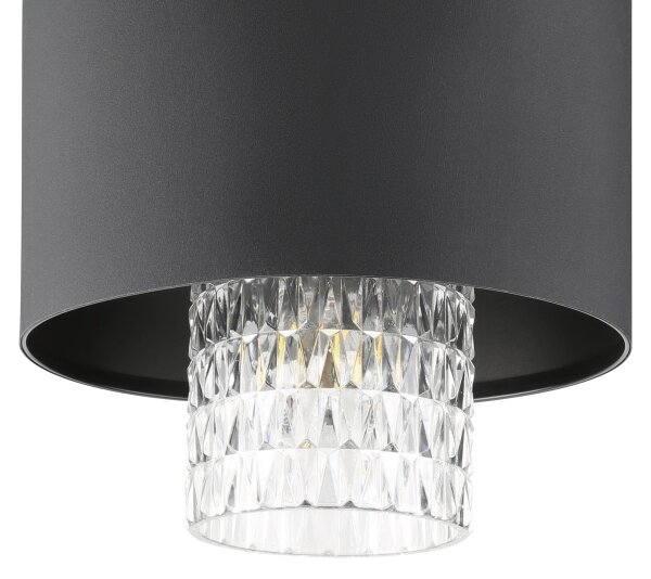 Eglo 39978 - Lampadario a sospensione con filo SAPUARA 3xE27/40W/230V nero