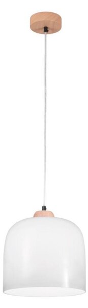 Kolarz A1352.31.W - Lampadario a cavo NONNA 1xE27/60W/230V rovere/bianco