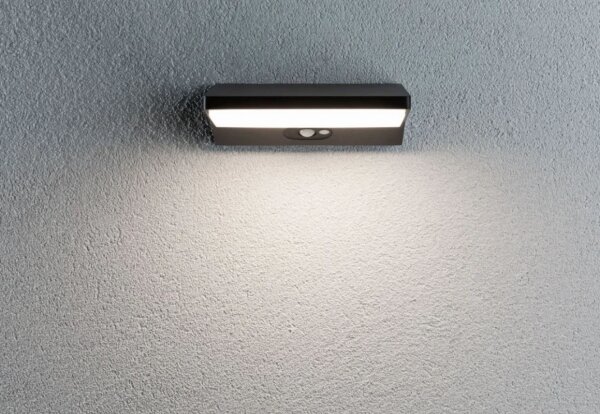 Paulmann 94333 - LED/7,4W IP44 Applique da esterno con sensore HOUSE 230V