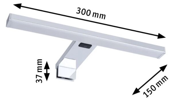 Paulmann 78950 - LED 3,7W IP44 illuminazione specchio bagno SELO 2700-6500K 230V