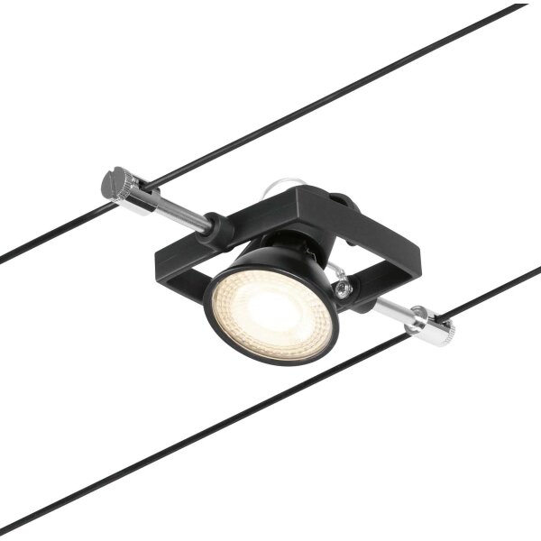 Paulmann 94434 - SET 5xGU5,3/10W Faretto MAC 230V nero